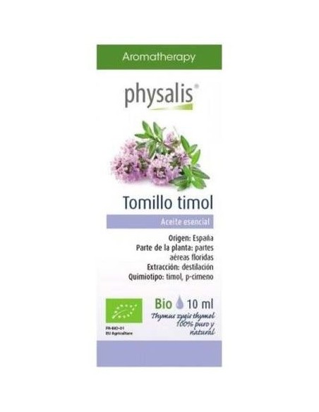 Esencia Tomillo Timol 10Ml. Bio de Physalis
