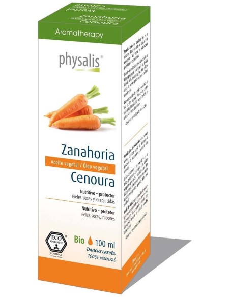 Aceite De Zanahoria 100Ml. Bio de Physalis
