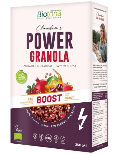 Power Granola Boost Muesli 250Gr. Bio Vegan de Biotona