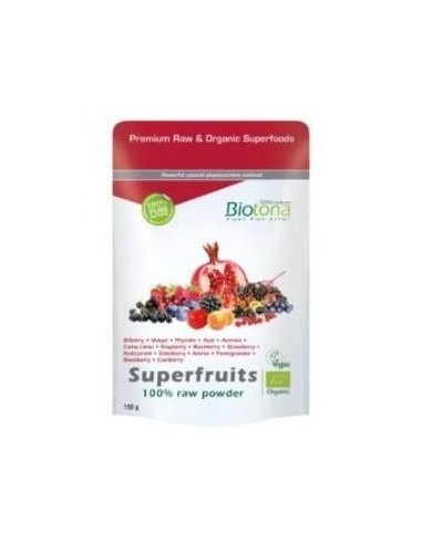 Superfruits Raw 150Gr. Bio de Biotona