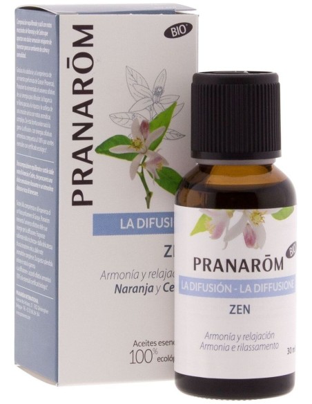 Zen Aceite Difusion 30Ml. Bio de Pranarom Difusion