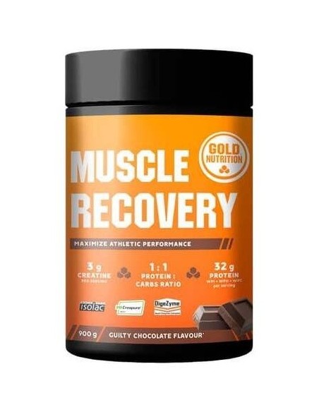 Muscle Recovery Chocolate 900Gr. de Gold Nutrition