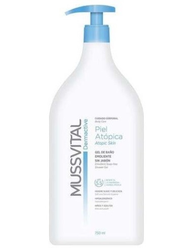 Mussvital Dermactive Gel Baño Piel Atopica 700Ml de Mussvital