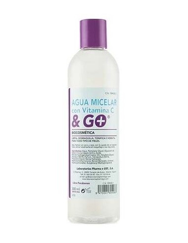 Agua Micelar Con Vit. C 500Ml. de Pharma & Go
