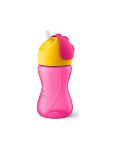 Vaso Con Pajita 300Ml. Rosa Scf798/02 de Avent