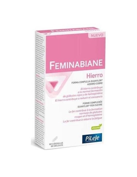 Feminabiane Hierro 60 cápsulas de Pileje