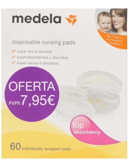 Disco Lactancia Absorb Desech 60Un Ref 008.0323 de Medela