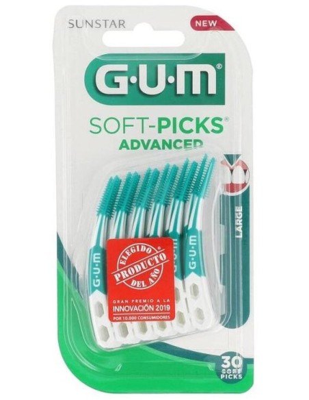 Cepillo Interdental Soft Picks Largo 30Un Azul de Gum