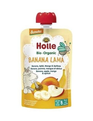 Smoothie Banana Lama Platano 6Meses 100Gr. Demeter de Holle