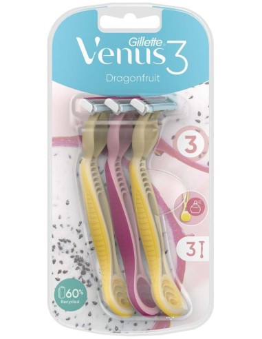 Gillette Maquinilla Desechable Venus3 Dragon 3Ud de Gillette