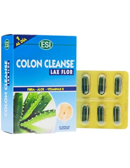 Colon Cleanse Lax Flor (Prebioticos) 30Cap de Trepatdiet-Esi
