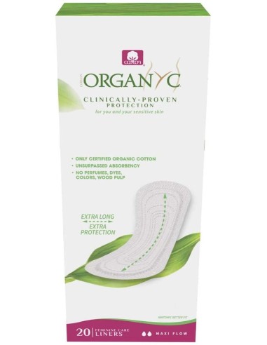 Salvaslip Maxi 20Uds. de Organyc