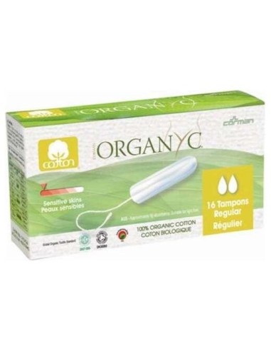 Tampones Regular 16Ud. de Organyc