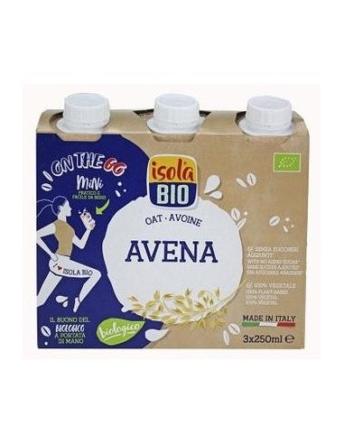 Bebida Vegetal De Avena 3Udsx250Ml. Bio Sg Vegan de Isola