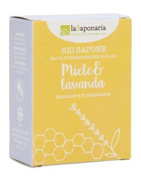 Jabon En Pastilla Miel Y Lavanda 100Gr. de La Saponaria