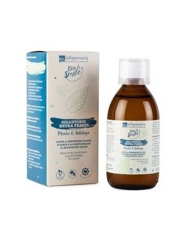 Enjuage Bucal Menta Extra Fresco-Solidago 250Ml. de La Saponaria