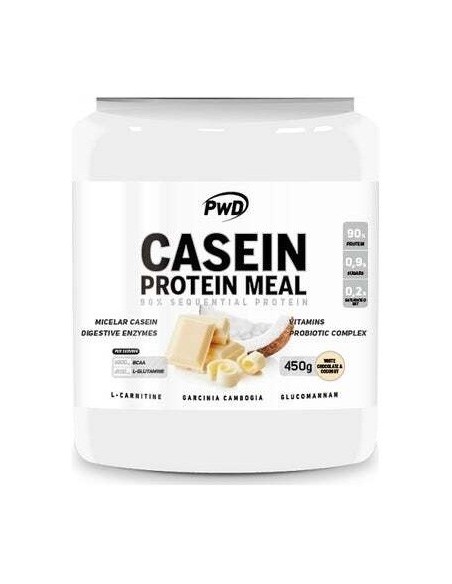 Casein Protein Meal Chocolate Blanco Con Coco 450G de Pwd