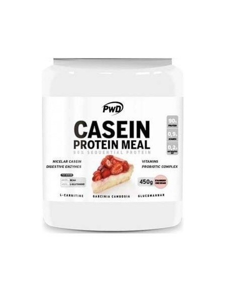 Casein Protein Meal Tarta De Queso Con Fresa 450Gr de Pwd Nutrition