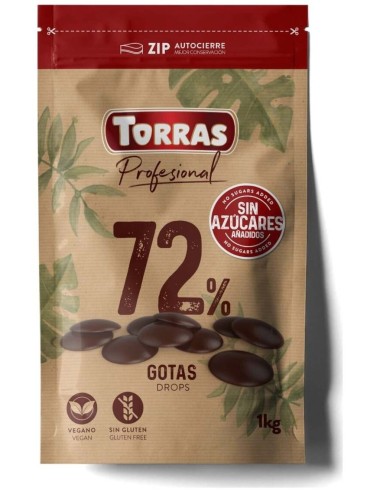 Gota 72% Cacao 1Kg de Torras