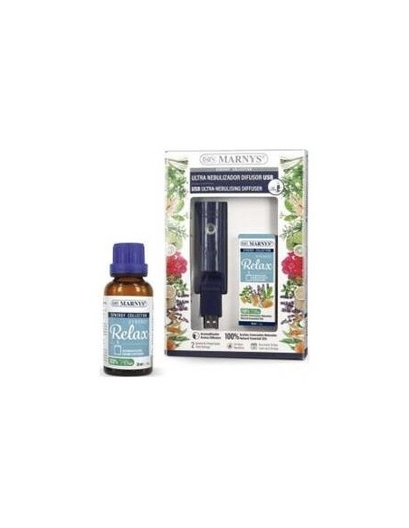 Pack Usb Ultra Nebulizador+Synergy Relax 30Ml. de Marnys