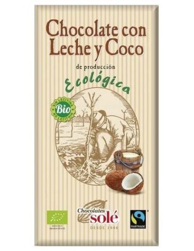 Chocolate Negro 73%  Con Agave 100Gr. Eco Sg de Chocolates Sole