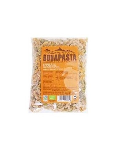 Espirales Tricolor De Espelta 500 gramos Eco de Bonapasta