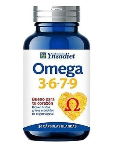 Omega 3-6-7-9 30 Caps. V de Ynsadiet