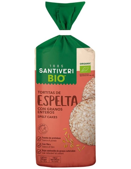 Tortitas De Espelta 100Gr. Bio de Santiveri