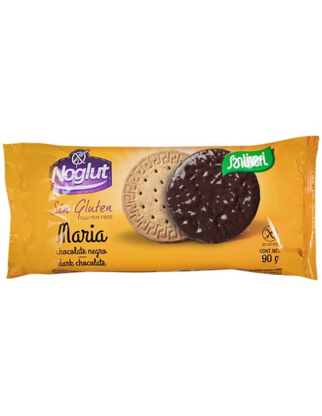 Noglut Galletas Maria Bañadas De Chocolate 90Gr. de Santiveri