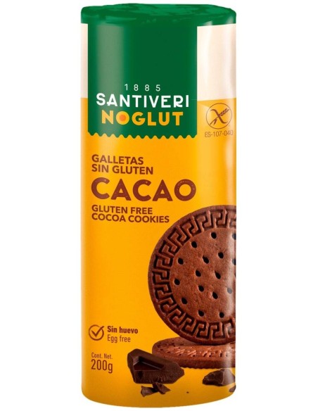Noglut Galletas Cacao  200Gr. de Santiveri