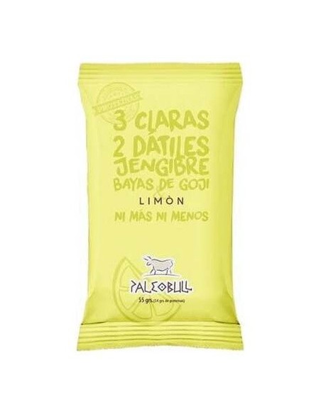 Paleobull Barritas Limon-Goji-Jengibre Caja 15Ud. de Paleobull