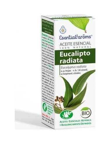 Eucalipto Radiata Aceite Esencial 10Ml. de Esential Aroms