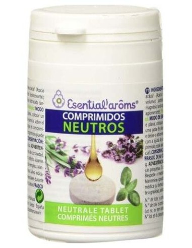 Comprimidos Neutros 60 Comp. de Esential Aroms