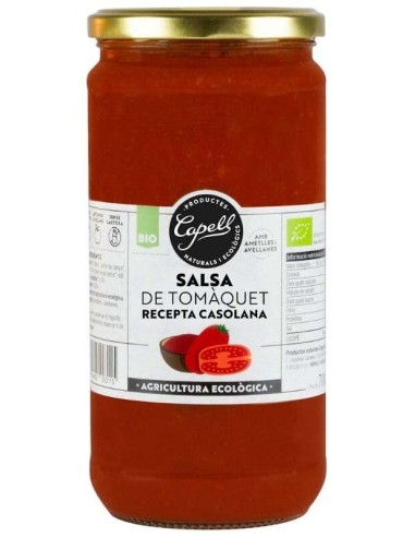 Salsa De Tomate Casera 700Gr. Eco de Capell