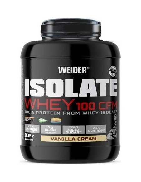 Weider Isolate Whey 100 Cfm Vainilla 908Gr. de Weider