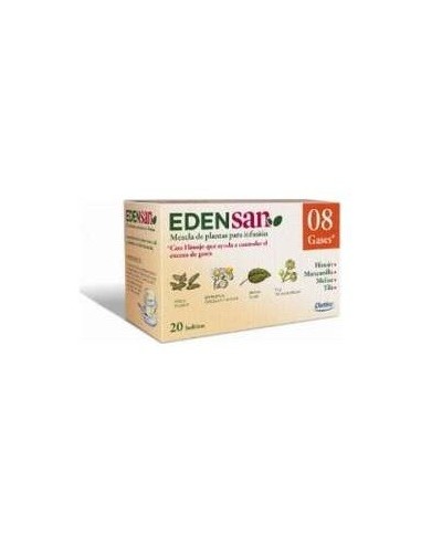 Edensan  Gases 08  Envase 20 Filtros(20 Infusiones) de Edensan®