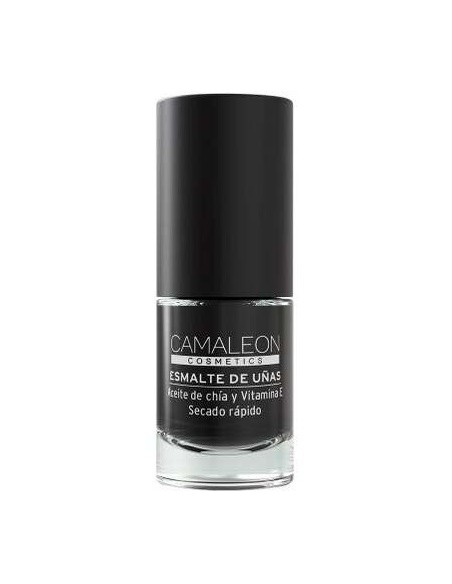 Camaleon Esmalte De Uñas Negro 6Ml. de Camaleon Cosmetics