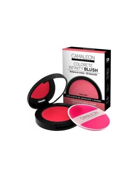 Colorete Infinity Blush Coral de Camaleon