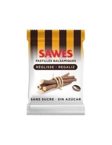 Pastillas Balsam S/Azucar Regaliz Vit C Bolsa 50Gr de Sawes