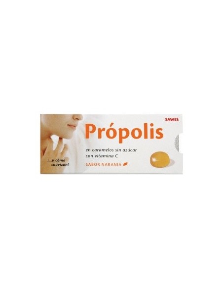 Caramelos S/A Propolis Naranja 22Gr de Sawes