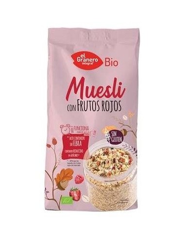 Muesli Con Frutos Rojos 375Gr. Bio Sg Vegan de El Granero