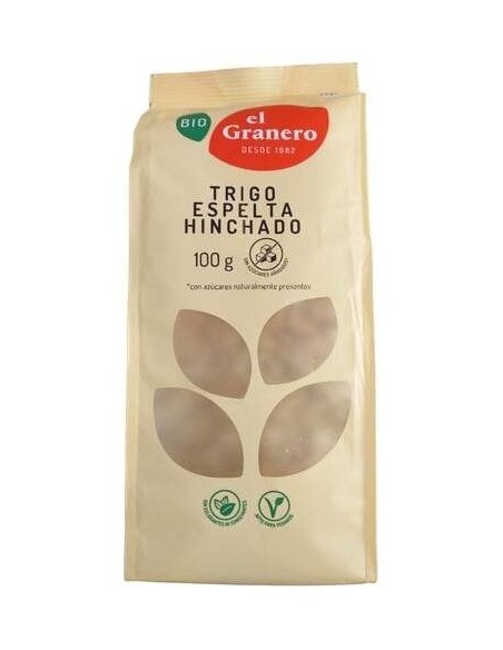 Trigo Espelta Hinchado Bio, 100 G de El Granero Integral