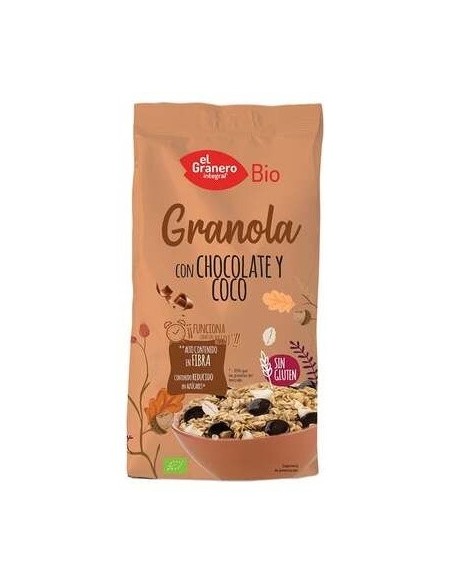 Granola Con Chocolate Y Coco 350Gr. Bio Sg de El Granero