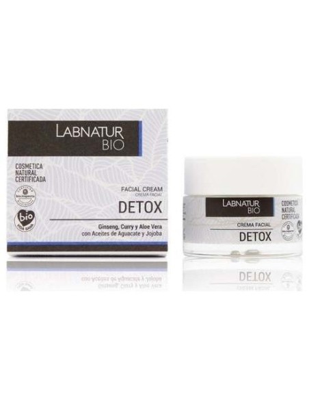 Crema Facial Detox Aguacate Jojoba Ginseng 50M Bio de Labnatur Bio