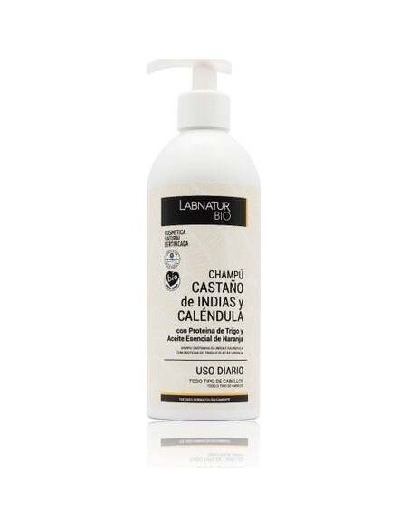 Champu Castaño Indias Y Calendula  450Ml. Bio de Labnatur Bio