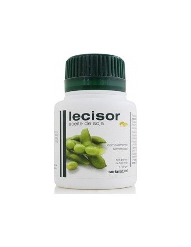 Aceite De Lecitina Soja Lecisor 125 Perlas de Soria Natural