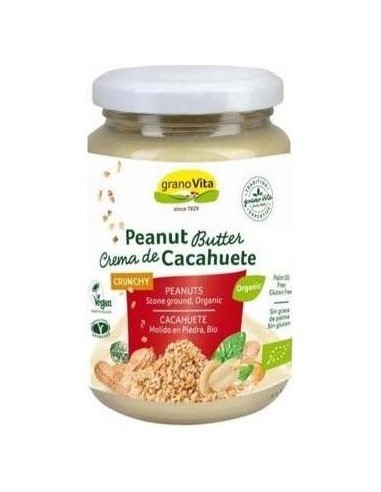Crema De Cacahuete Crunchy 350Gr. Bio de Granovita