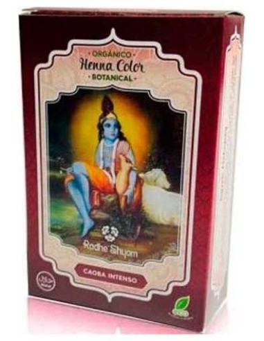Henna Polvo Botanicals Caoba Intenso 100Gr. de Radhe Shyam