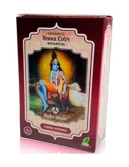 Henna Polvo Botanicals Caoba Intenso 100Gr. de Radhe Shyam