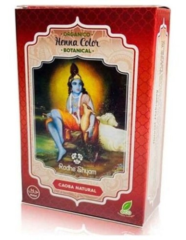 Henna Polvo Botanicals Caoba Natural 100Gr. de Radhe Shyam
